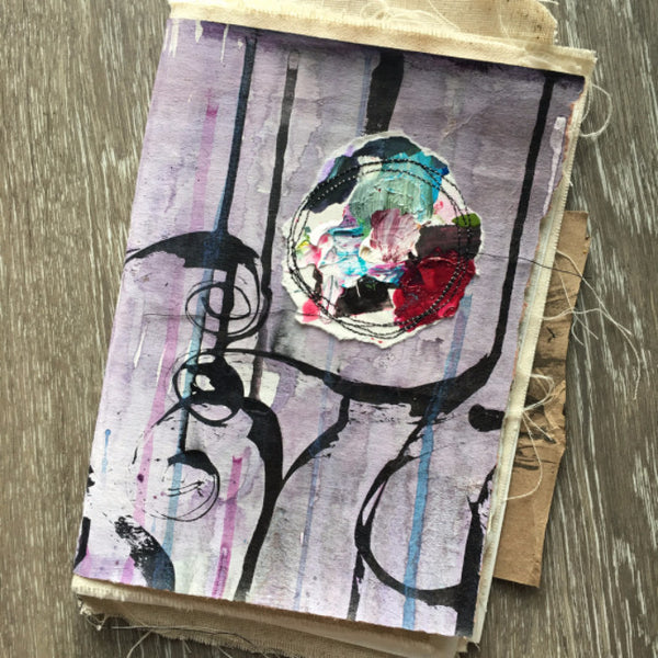 be FREE} FREE spirit handmade art journal - #tracibautistaCOLOR