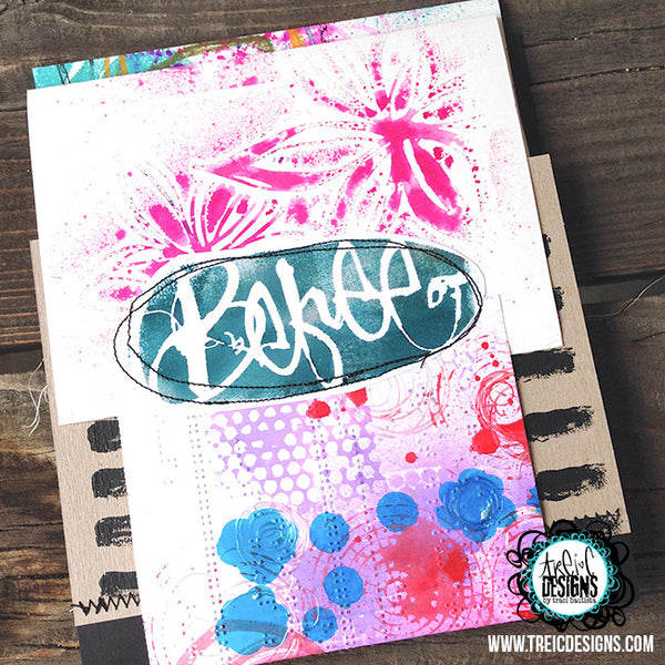 be FREE} FREE spirit handmade art journal - #tracibautistaCOLOR